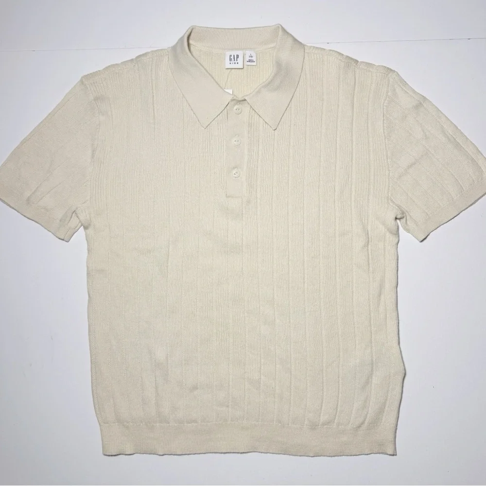 GAP Kids Rib Knit Polo Shirt